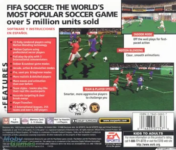 FIFA Soccer 97 (JP) box cover back